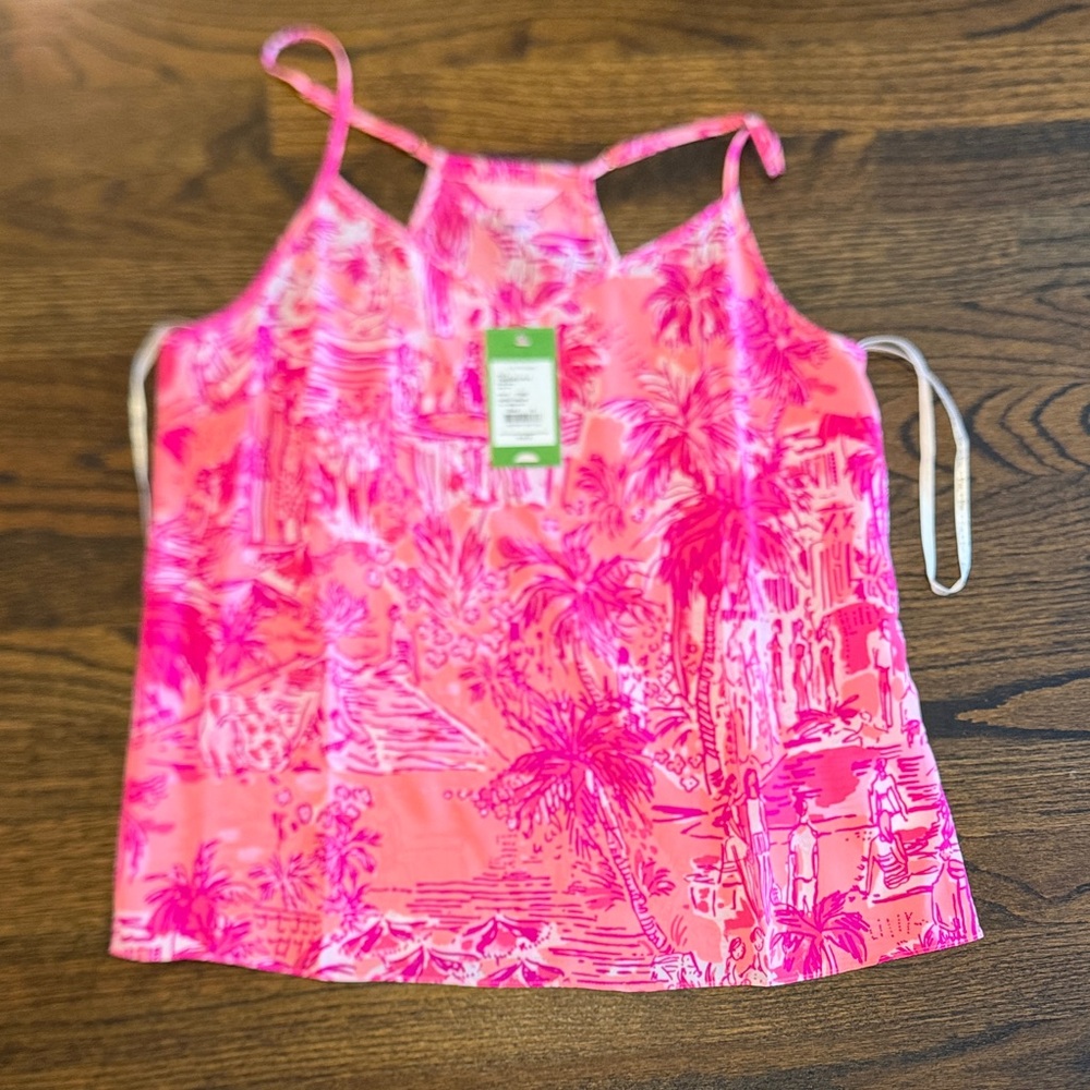 Lilly Pulitzer NWT silk dusk tank medium